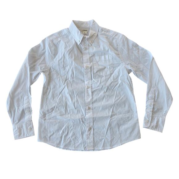 J. Crew Factory Crewcuts Kids' Long-Sleeve Flex Washed Shirt Size 12 NWT - Picture 2 of 7